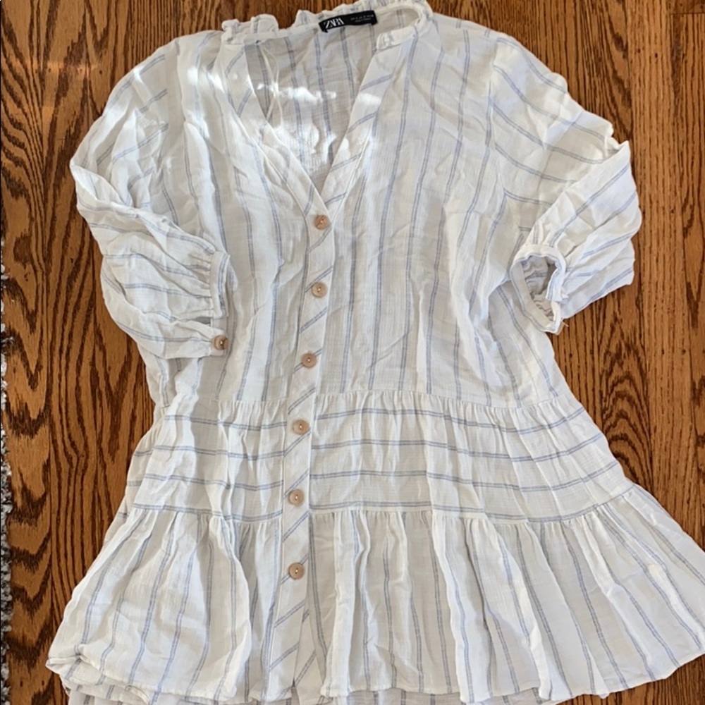 light and airy dress from zara